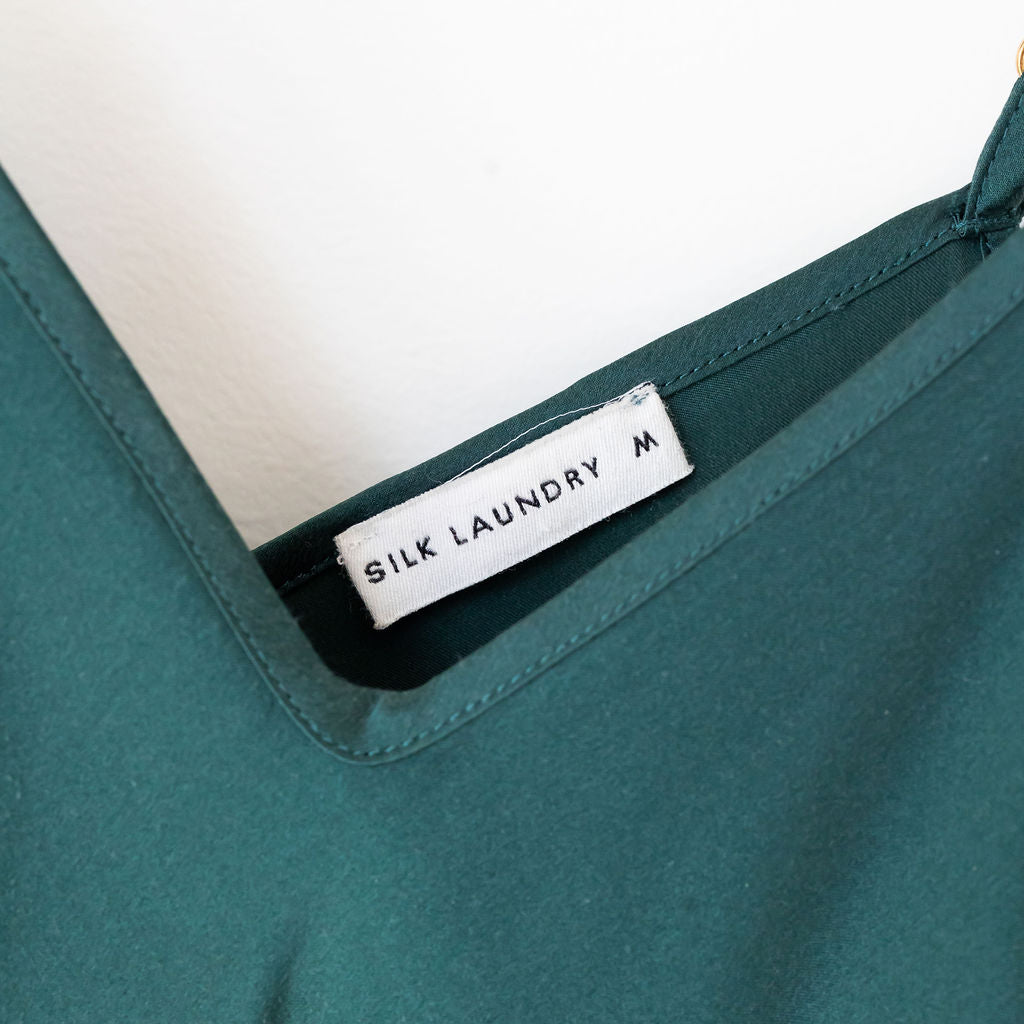 SILK LAUNDRY SLIP DRESS