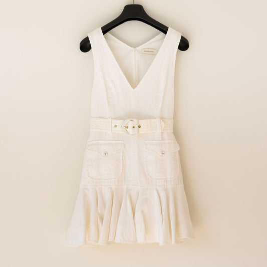 ZIMMERMANN SUPER EIGHT SAFARI MINI DRESS