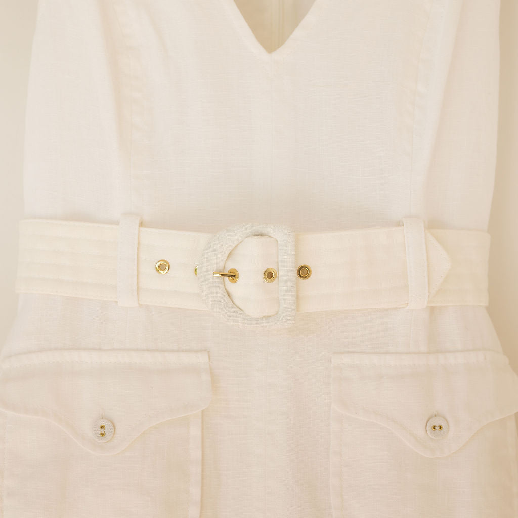 ZIMMERMANN SUPER EIGHT SAFARI MINI DRESS