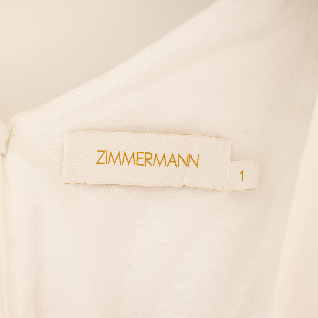 ZIMMERMANN SUPER EIGHT SAFARI MINI DRESS