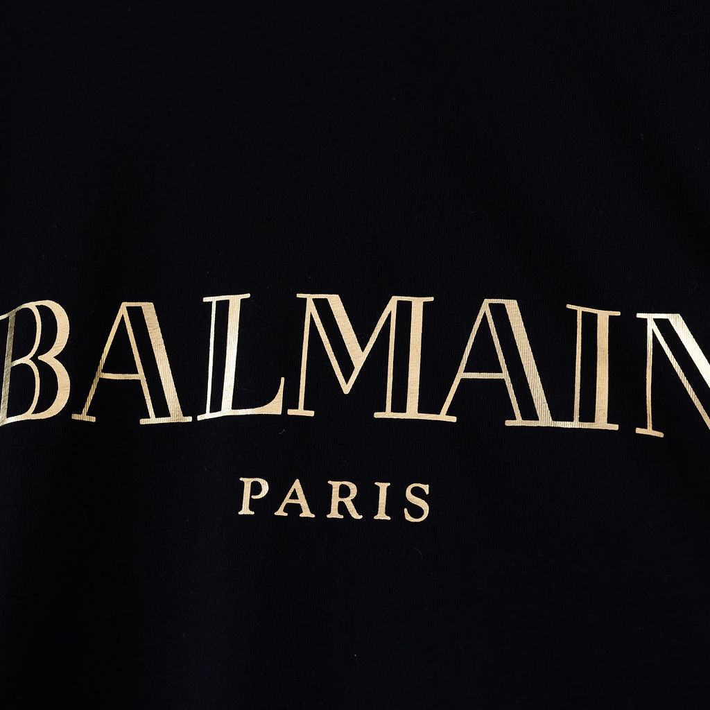 BALMAIN LOGO PRINT VEST TOP