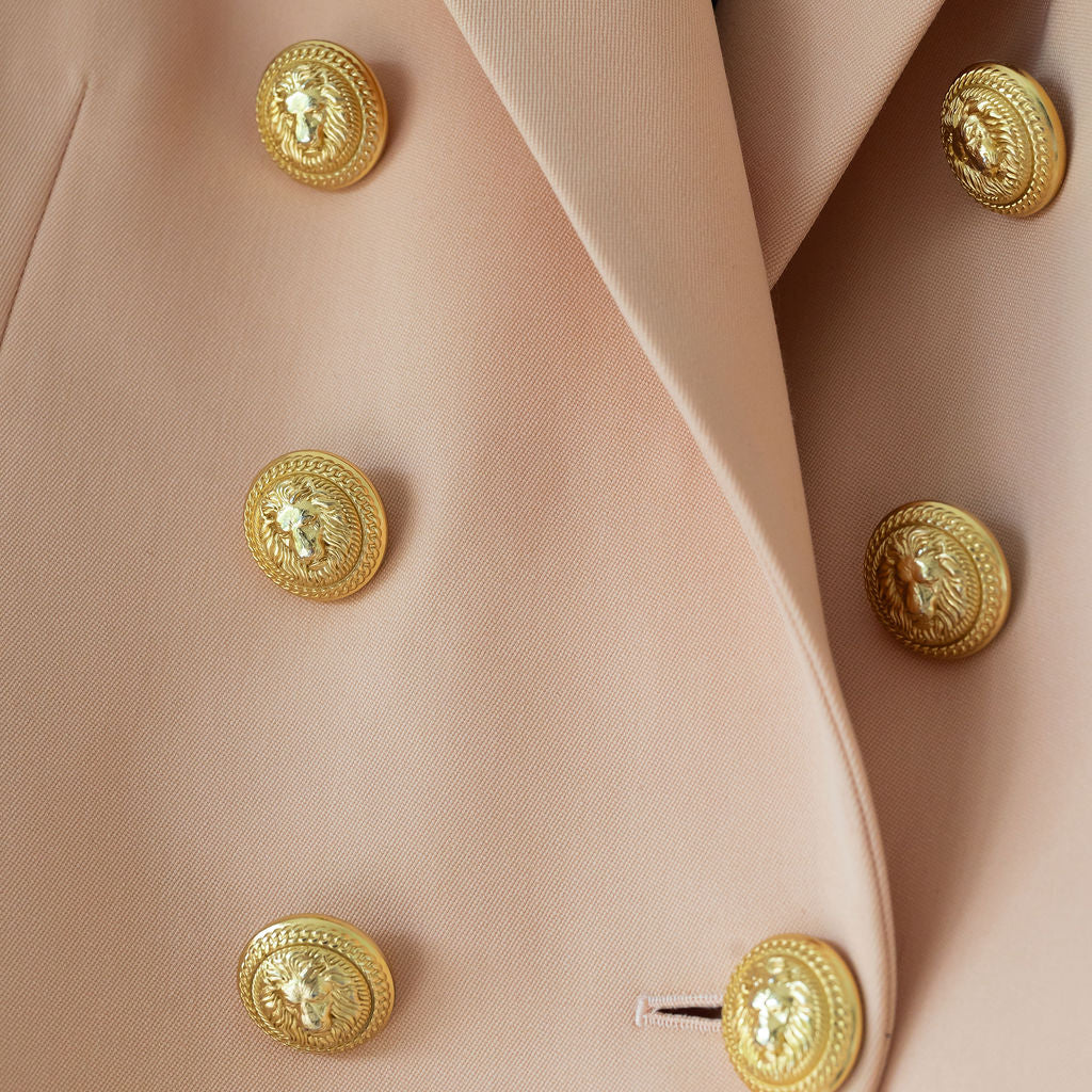 BALMAIN DOUBLE-BREASTED WOOL BLAZER